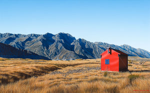 Ball Hut Alone, Tasman Glacier 150